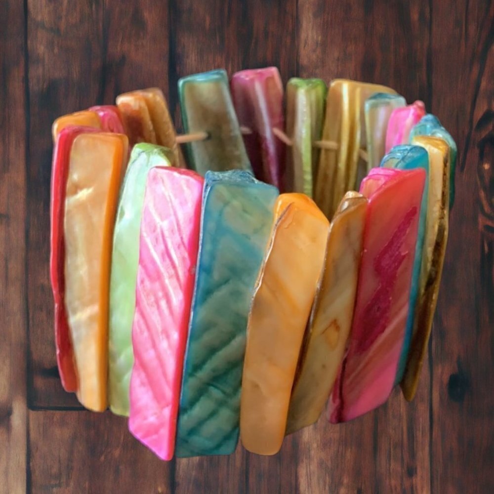 Hilo Hatties Shell Necklace & Multi Color Abalone… - image 3